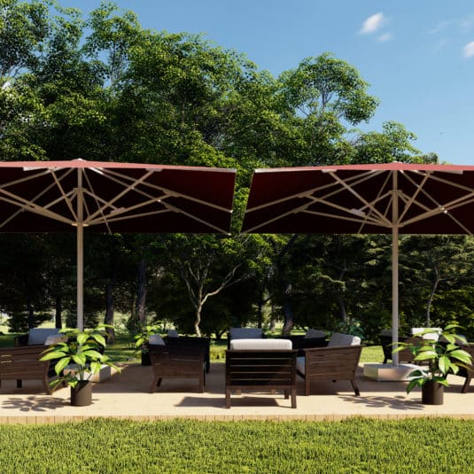 Outdoor Restaurant Umbrellas