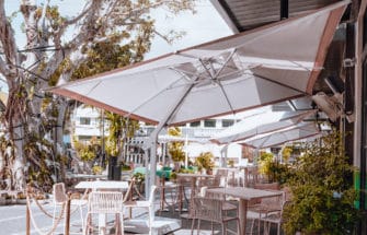 Outdoor Restaurant Umbrellas