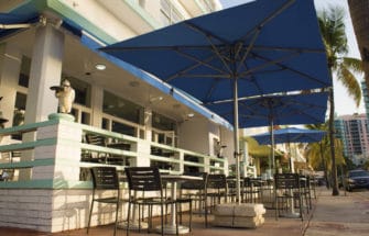 Outdoor Restaurant Umbrellas