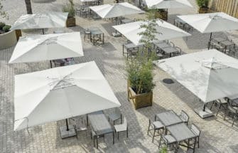 Outdoor Restaurant Umbrellas